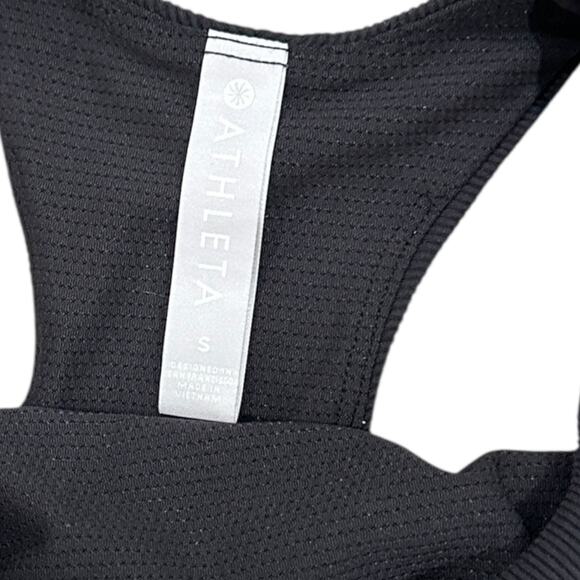 Athleta Fit & Flare Racerback Dress In Classic Black - Picture 8 of 8